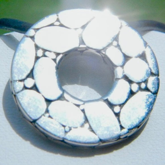 John Hardy Kali Sterling Silver Adjustable Leather Necklace - Picture 15 of 15